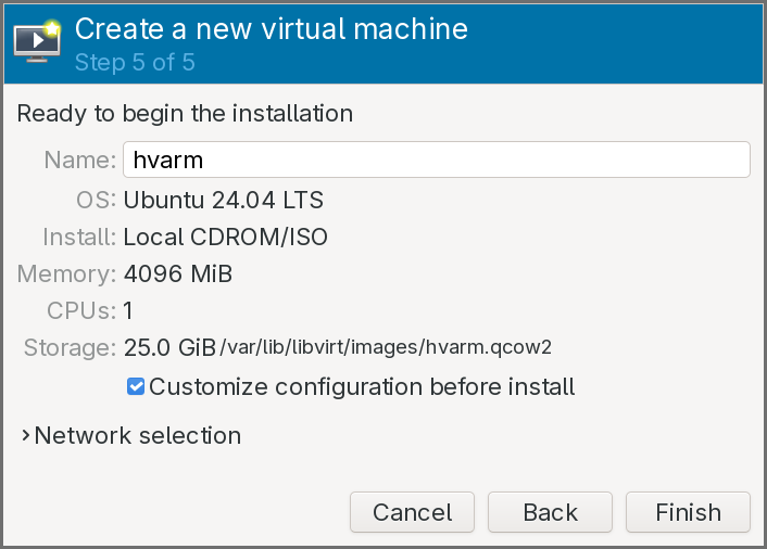 Customize configuraiton before install